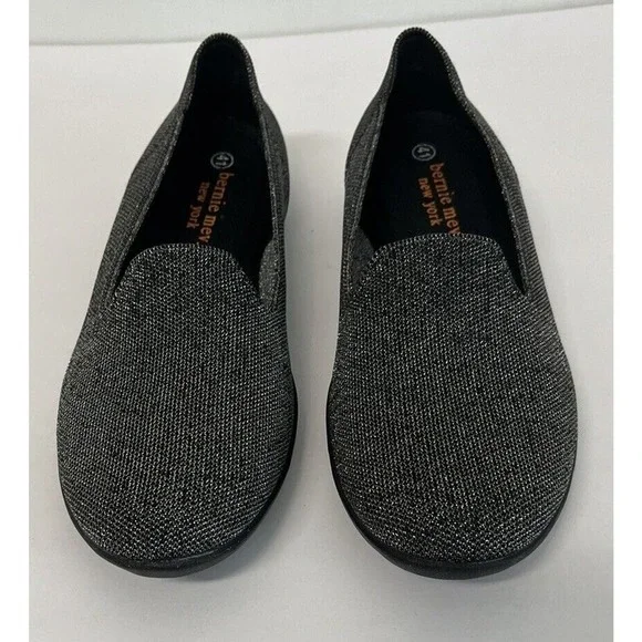 Bernie Mev Petra Slip on Loafer Stretchy Flats PEWTER Size 41/10-10.5 US new - Picture 3 of 14